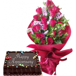 Send flower with cake to manila