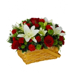 X-mas Flower basket  Delivery To Manila Philippines