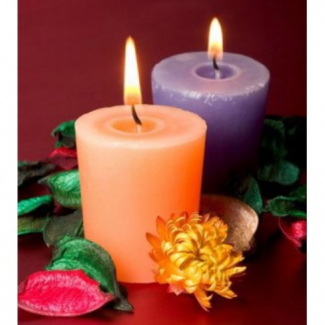 Send 2pcs Colorful Medium Size Candles to Manila